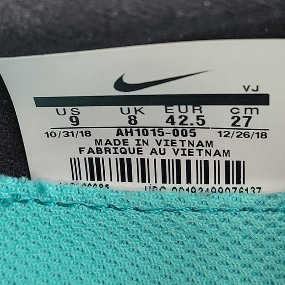 Nike Odyssey React 2 Flyknit Men's Running Shoes Black/University Red AH1015-005 - Picture 8 of 8